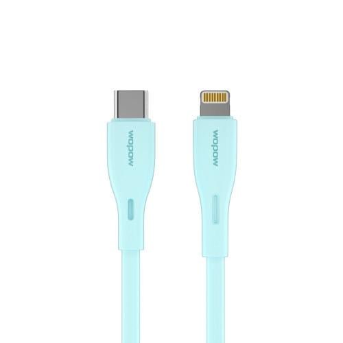 كيبل ايفون 2m باللون الأزرق من ووبو